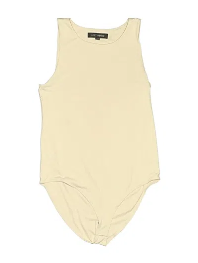 Pre-owned Loft Versa Bodysuit In Ivory