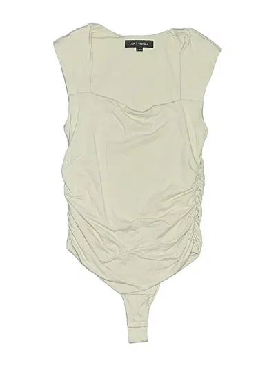 Pre-owned Loft Versa Bodysuit In Ivory