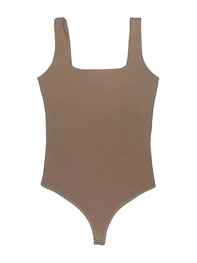 Pre-owned Loft Versa Bodysuit In Tan