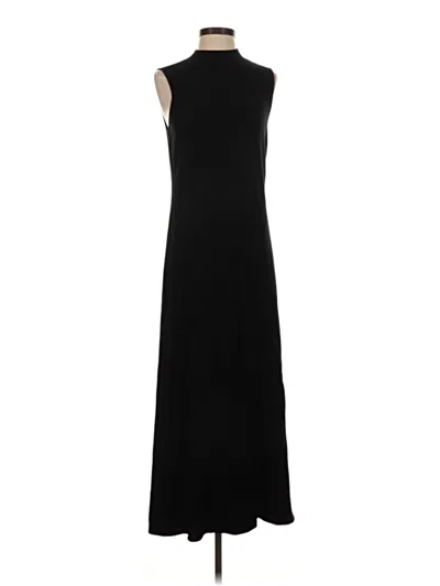 Pre-owned Loft Versa Casual Dress In Black
