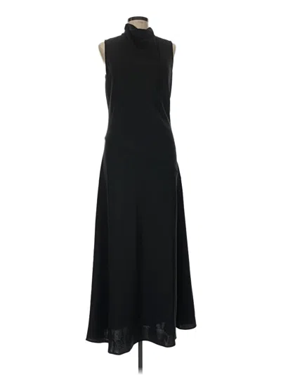 Pre-owned Loft Versa Casual Dress In Black