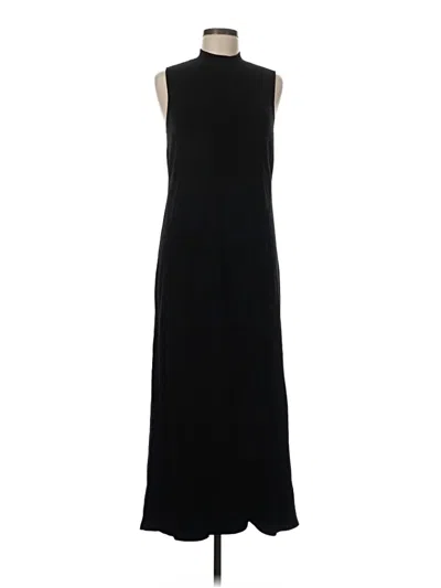 Pre-owned Loft Versa Casual Dress In Black
