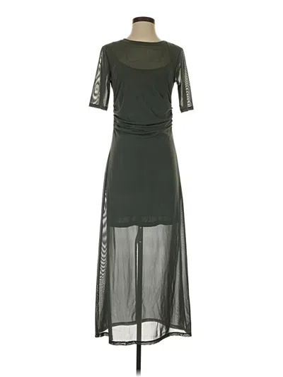 Pre-owned Loft Versa Casual Dress In Green