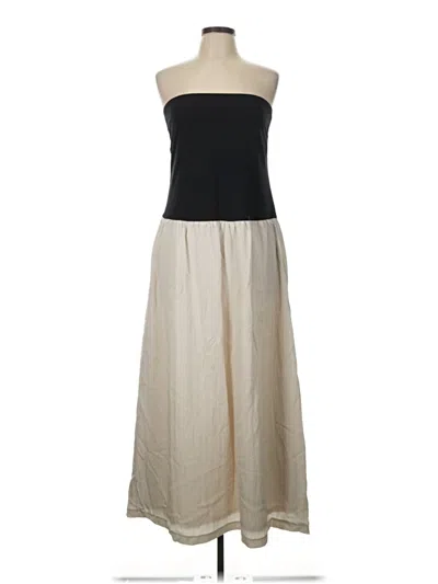 Pre-owned Loft Versa Casual Dress In Tan