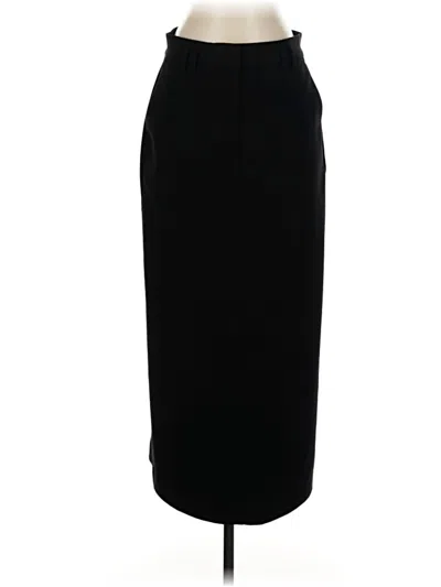 Pre-owned Loft Versa Casual Skirt In Black