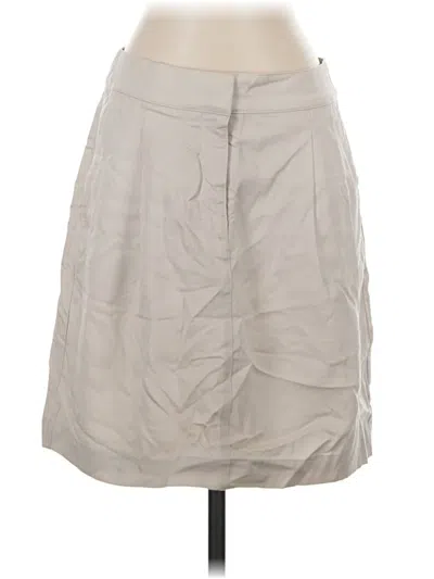 Pre-owned Loft Versa Casual Skirt In Gray