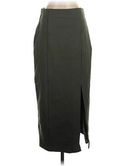 Pre-owned Loft Versa Formal Skirt In Green