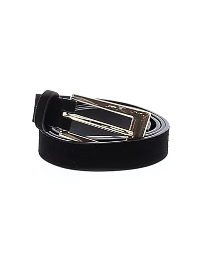 Pre-owned Loft Versa Leather Belt In Black