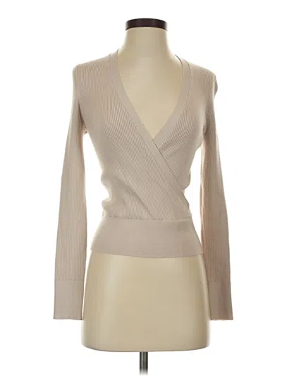 Pre-owned Loft Versa Long Sleeve T-shirt In Tan