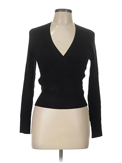 Pre-owned Loft Versa Pullover Sweater In Black