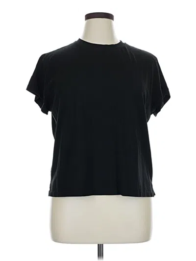 Pre-owned Loft Versa Short Sleeve T-shirt In Black