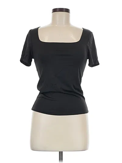 Pre-owned Loft Versa Short Sleeve T-shirt In Black