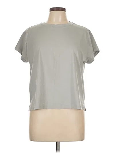 Pre-owned Loft Versa Short Sleeve T-shirt In Gray