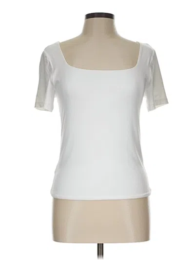 Pre-owned Loft Versa Short Sleeve T-shirt In Ivory