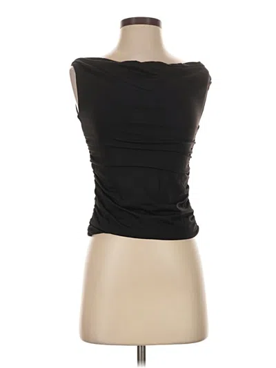 Pre-owned Loft Versa Sleeveless Blouse In Black