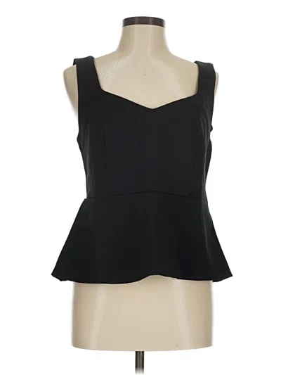 Pre-owned Loft Versa Sleeveless Blouse In Black