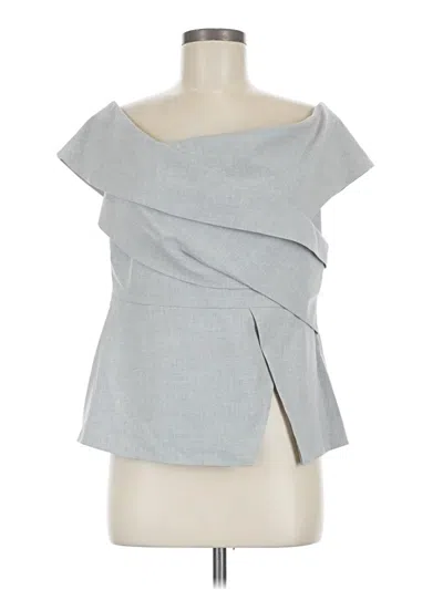 Pre-owned Loft Versa Sleeveless Blouse In Gray