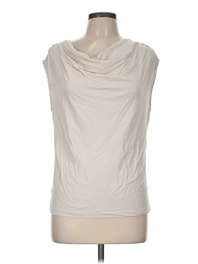Pre-owned Loft Versa Sleeveless Blouse In Ivory