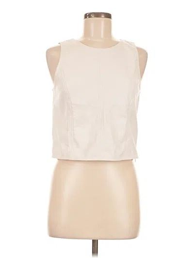 Pre-owned Loft Versa Sleeveless Blouse In Ivory