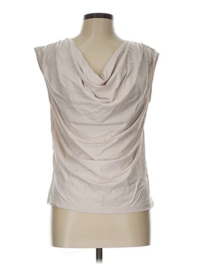 Pre-owned Loft Versa Sleeveless Blouse In White