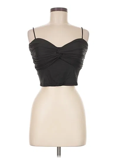 Pre-owned Loft Versa Sleeveless Top Black Strapless Neckline Tops