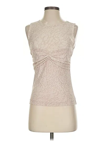 Pre-owned Loft Versa Sleeveless Top Ivory Cowl Neck Tops