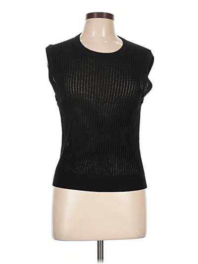 Pre-owned Loft Versa Sleeveless T-shirt In Black