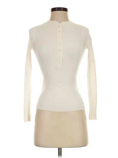 Pre-owned Loft Versa Turtleneck Sweater In Ivory