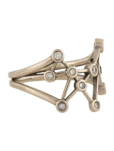 Pre-owned Logan Hollowell 14k Petite Midas Star Ring In Multi
