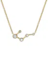 Logan Hollowell 14k Yellow Gold Constellation Diamond Necklace In Gold
