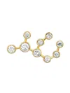 Logan Hollowell 14k Yellow Gold Virgo Diamonds Single Earring In Gold