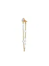 Logan Hollowell 18k Yellow Gold Eau De Rose Diamond Earrings In Gold