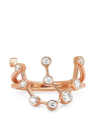 Logan Hollowell Diamond Aquarius Constellation Ring In Gold