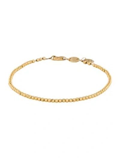 Pre-owned Logan Hollowell Ll 14k Magic Bead Bracelet In Multi