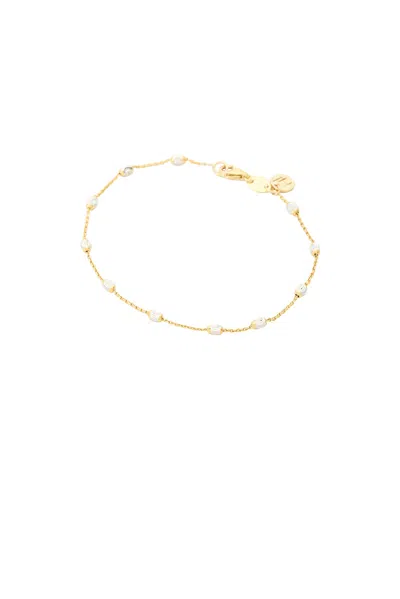 Logan Hollowell Mooncut Bracelet In Gold