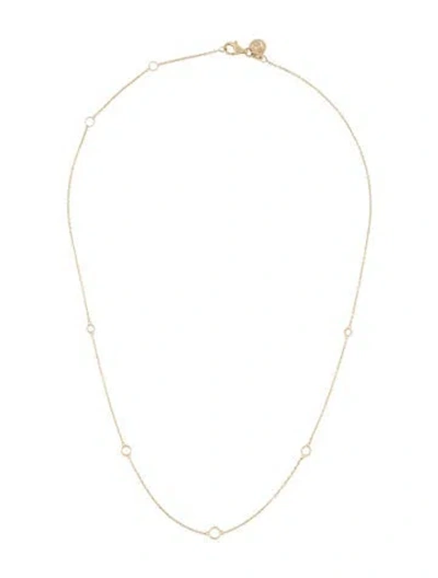Pre-owned Logan Hollowell Moonstone Orbit Bezel Choker, 16.5" In Multi