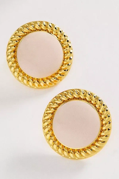 Logan Tay Rope Stud Earrings In Gold