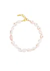 Logan Tay Women's Seychelles Necklace In Pink In Gold