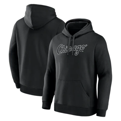 Logo Athletic Black Chicago White Sox Wordmark Hoodie