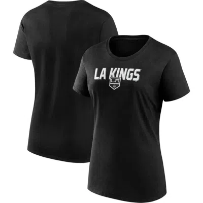 Logo Athletic Black Los Angeles Kings Launch Scoop Neck T-shirt