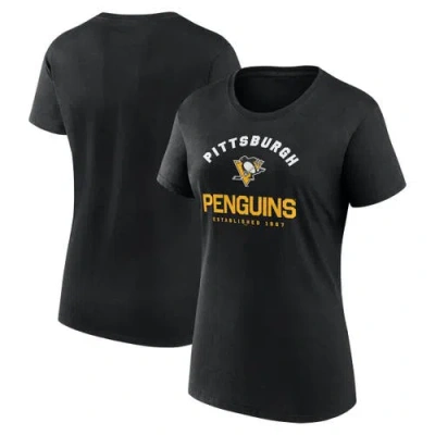 Logo Athletic Black Pittsburgh Penguins Unrivaled T-shirt