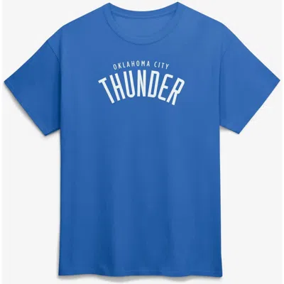 Logo Athletic Blue Oklahoma City Thunder Wordmark T-shirt