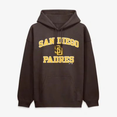Logo Athletic Brown San Diego Padres Heart & Soul Hoodie In Multi