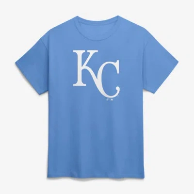 Logo Athletic Light Blue Kansas City Royals Official Logo T-shirt