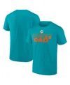 Logo Athletic Men's Aqua Miami Dolphins Best Dad T-shirt