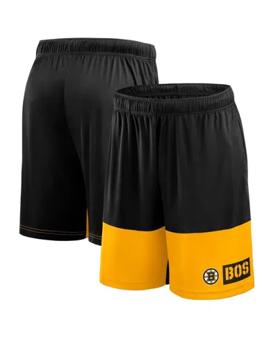 Logo Athletic Men's Black Boston Bruins Best Of The Best Shorts