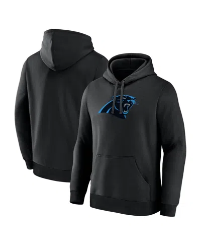 Logo Athletic Men's Black Carolina Panthers Primary Logo Hoodie