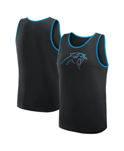 Logo Athletic Men's Black Carolina Panthers Unmatched Success Tank Top