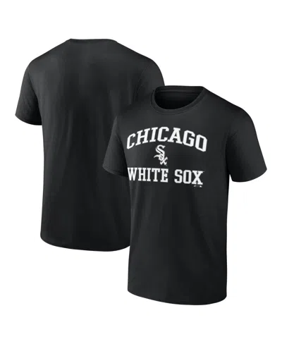 Logo Athletic Men's Black Chicago White Sox Heart And Soul T-shirt