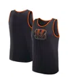 Logo Athletic Men's Black Cincinnati Bengals Unmatched Success Tank Top In Black